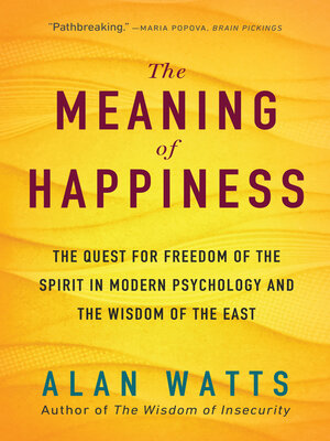 cover image of The Meaning of Happiness